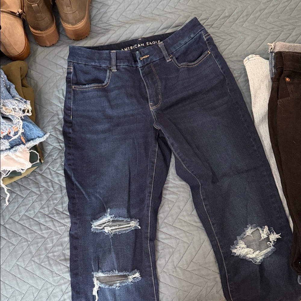 American Eagle Outfitters Dark Blue Dream Jeans